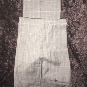 men’s slim fit tapered wool dress pant W32L34